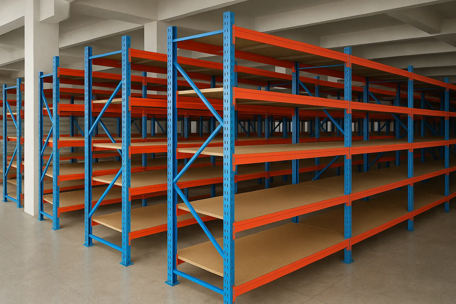Long Span Shelving Rack Manufacturers In Delhi