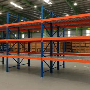 Upright Pallet Rack Slotted Angle